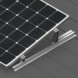 KENO Unterkonstruktion Trapezblech für 6 Module Längs-Montage mit 15 Grad