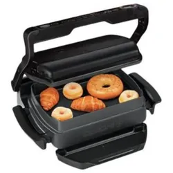 Tefal GC7148 Elektrogrill, Rostfreier Stahl, 2000 Watt Leistung, Aluminium Guss