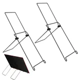 Faltbare Solarmodul-Halterungen, Solarmodul-Halterungen, mobiles Solarmodul-Rack oder flexibler Solarmodul-Ständer aus Edelstahl für Wohnmobil, Dach, Boot, 2 Stück