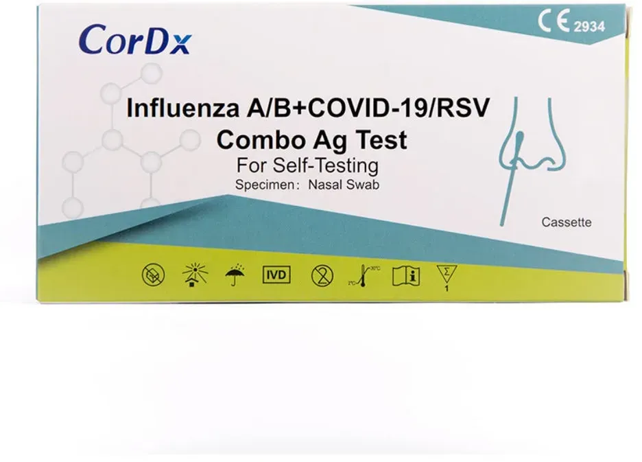 RSV + Influenza A/B + Covid-19 Combo Ag 4in1 Test