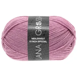 Lana Grossa Häkelwolle 6-fach Rosa 150 g
