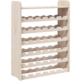 vidaXL Weinregal 67,5 x 25 x 87 cm Braun