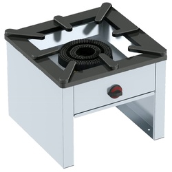Gaskocher mit hoher leistung 1 grill - 600x600x500 mm - 12,5 Kw - 49200M08 Eurast
