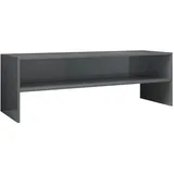 vidaXL TV-Schrank 120 cm hochglanz-grau