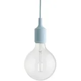 Muuto - Socket E27 LED-Pendelleuchte, hellblau