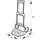BAHCO Faltbarer Transportwagen Mit Aluminium-tablett 497 Mmx520 Mmx1077 Mm - Multicolor - One Size