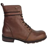 WOLKY Comfort Schnürschuhe Murray XW - 20430 Leder Cognac - 38 - 38 EU