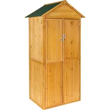 Tectake Geräteschrank 0,81 x 0,60 m Braun