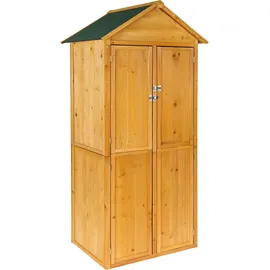 Tectake Geräteschrank 0,81 x 0,60 m Braun
