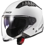 LS2 LS2, Jet-Motorradhelm Copter II SOLID Gloss White, L