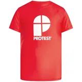 Protest Berents Kurzarm-rash Guard - Scarlet Red | 176