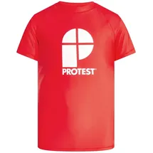 Protest Berents Kurzarm-rash Guard - Scarlet Red | 176