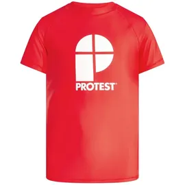 Protest Berents Kurzarm-rash Guard - Scarlet Red | 176