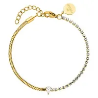 Purelei Fusion Armband goldfarben Edelstahl