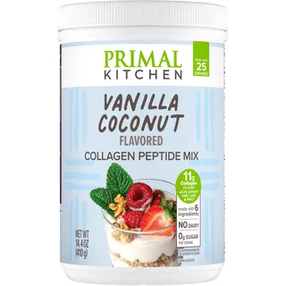 Primal Kitchen Collagen Fuel Protein Mix, Vanille Kokosnuss – milchfreie Kaffee-Creamer & Smoothie Booster – unterstützt gesundes Haar, Haut, Nägel und Gelenke, fördert die Muskelreparatur