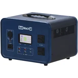 BullMach Elektron 1000 - Tragbare Powerstation  - 1000W/1008Wh 3.2V