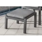 Destiny Fußhocker »GARDA« Aluminium, 60x44x38/42 cm, mit Polster