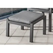 Destiny Fußhocker »GARDA« Aluminium, 60x44x38/42 cm, mit Polster