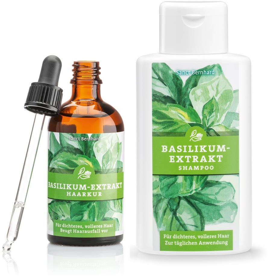 Basil Extract Hair Treatment Set - 2 item