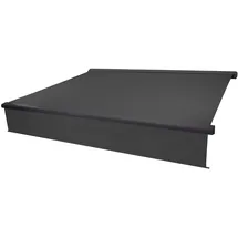 Mendler Vollkassetten-Markise T124 4 x 3 m grau