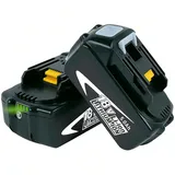 2 Packs 18V 5,0Ah 5000mAh BL1850B BL1830 BL1840 Ersatzakku für Makita 18V Baustellenradio DMR100 DMR110 DMR104 DMR106 DMR102 DMR108 DMR107 DMR109 DMR112 DMR115 Li-Ion