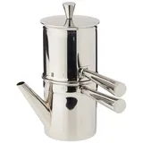ILSA Napoletanische Kaffeemaschine 1-2 Tassen Silber