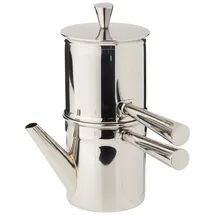 ILSA Napoletanische Kaffeemaschine 1-2 Tassen Silber