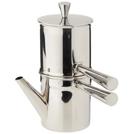 ILSA Napoletanische Kaffeemaschine 1-2 Tassen Silber