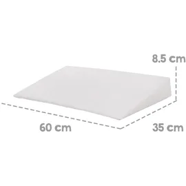 roba Keilkissen 60 x 35 cm Weiß