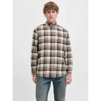 JACK & JONES FLANNEL CHECK SHIRT LS SN«, Gr. L