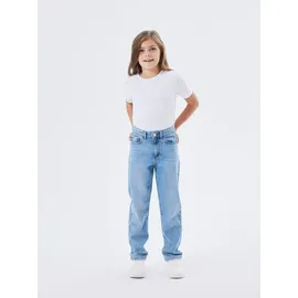 NAME IT Rose Straight Fit 9222 Hochtaillierte Jeans Medium Blue Denim 9 Jahre