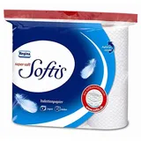 Softis Toilettenpapier 4-lagig, 9 Rollen