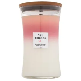 Woodwick Trilogy Blooming Orchard Duftkerze 609 g grau