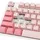 Ducky One 3 Gossamer Pink Gaming Tastatur - MX-Ergo-Clear US Englisch Pink Weiß
