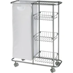 WENKO Sammelwagen, Metall, grau