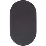 Homescapes Teppich, geflochten oval 60/90 cm,