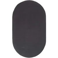 Homescapes Teppich, geflochten oval 60/90 cm,