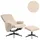 Beliani Fernsehsessel JAPET Bouclé 0 x 0 x 0 cm Beige mit verstellbarer Rückenlehne