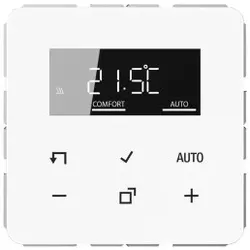 Jung TRDCD1790WW LB-Management Raumthermostat-Set, Serie CD, alpinweiß