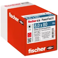 Fischer PowerFast II 8,0x80 SK TX TG blvz 50