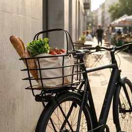 Atran Velo Duo L Fahrradkorb schwarz