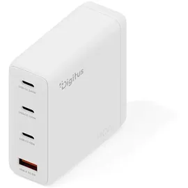 Digitus GaN 140W, 3x USB-C, 1x USB-A weiß