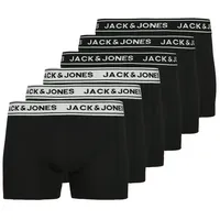 JACK & JONES JACCRISP schwarz/weiß L 6er Pack
