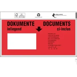 Dokumententaschen 240x110mm, langVE1000