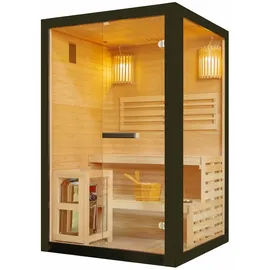 SANOTECHNIK Sauna PANORAMA BLACK