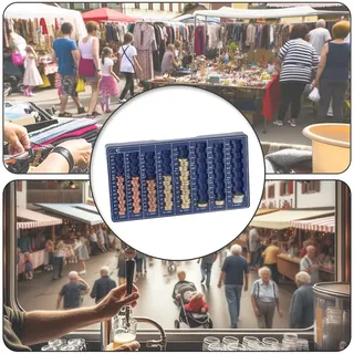 Pearl 2er-Set Euro-Münzbretter für alle Euro- und Cent-Münzen