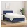 vidaXL Boxspringbett 100 x 200 cm Blau