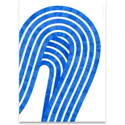 Paper Collective - Entropy Blue 01 Poster, 30 x 40 cm