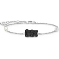 Thomas Sabo Damenarmband Silber Schwarz A2151-052-11-L19V Größe L