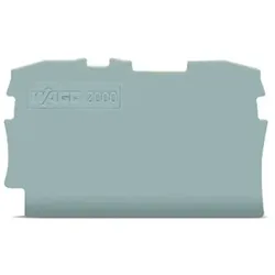 WAGO Abschluss- und Zwischenplatte 2000-1291